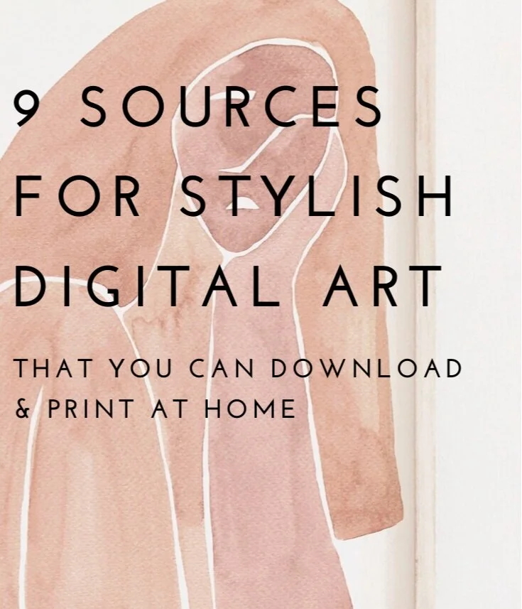 9 Sources for Stylish Digital Art to Download &amp; Print at Home
