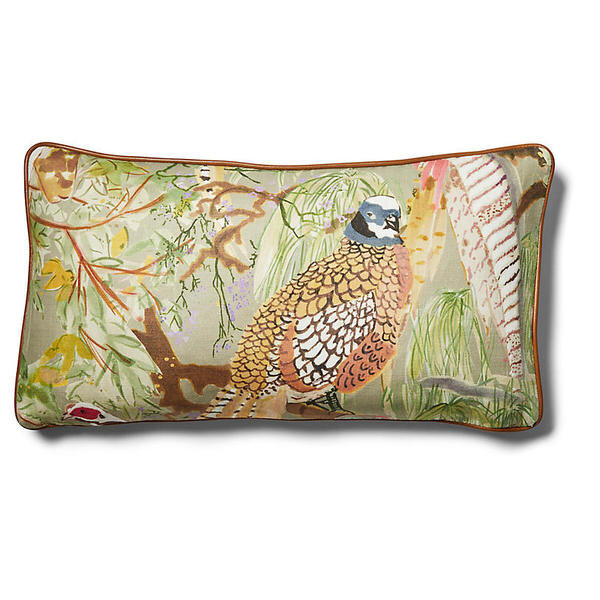 Pheasant Lumbar Pillow