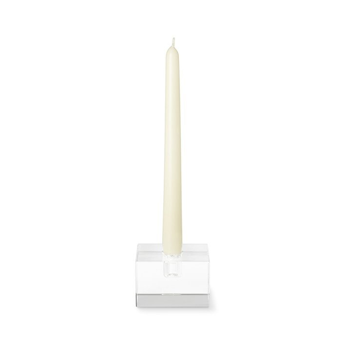 Crystal Block Taper Candle Holder