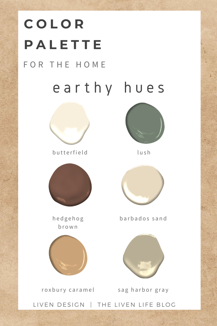 Earthy Hues Color Palette for the — LIVEN DESIGN