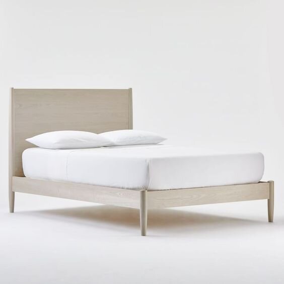 Natural Wood Bed