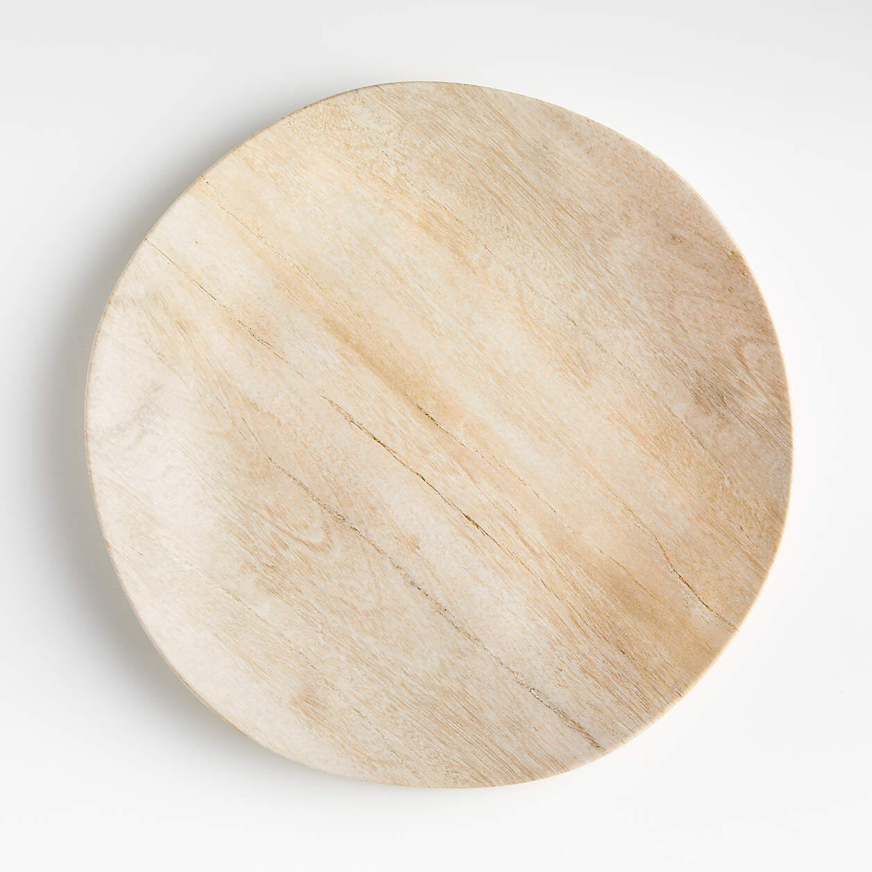 Faux Bois Dinner Plate