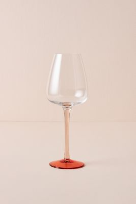Pink/Poppy Wine Glass Set of 2