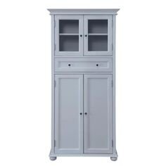 Dove Gray Tall Cabinet