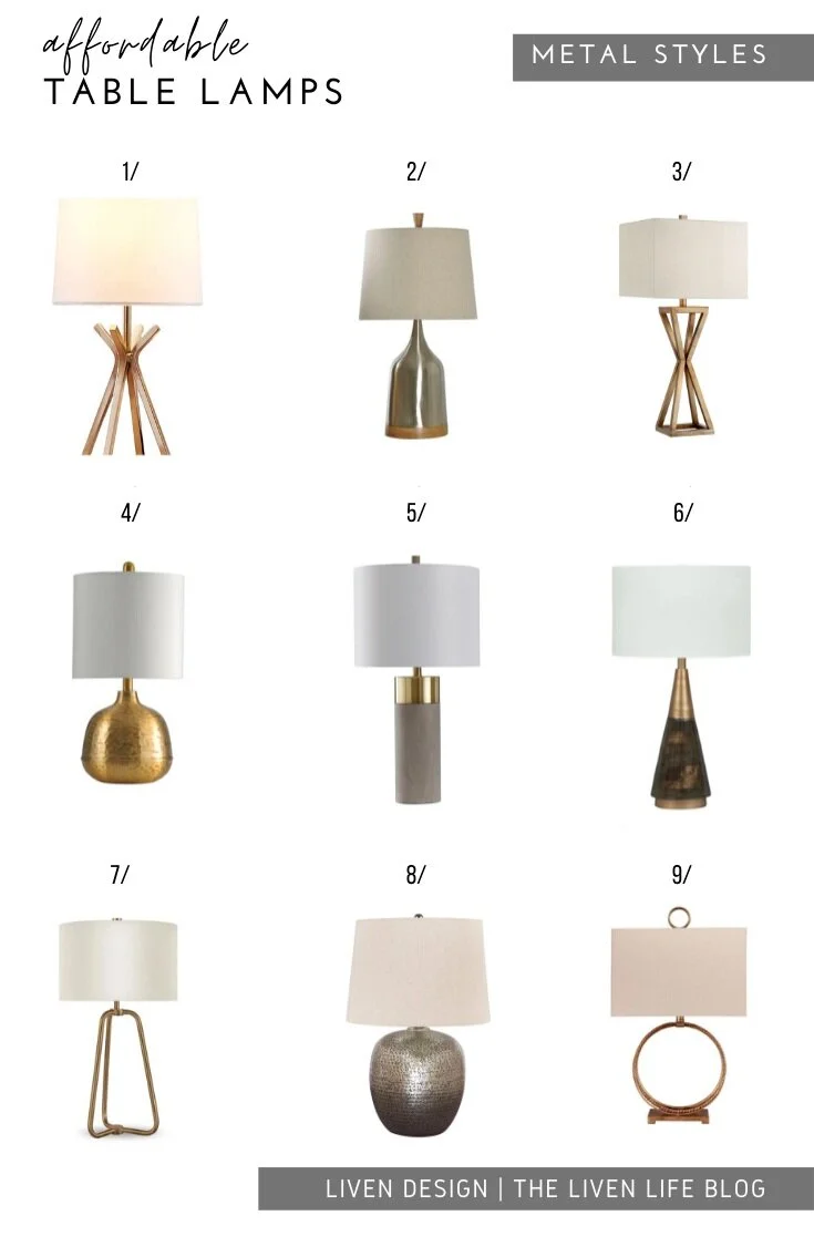 Lighten Up The Home: 28 Affordable Table Lamps — LIVEN DESIGN