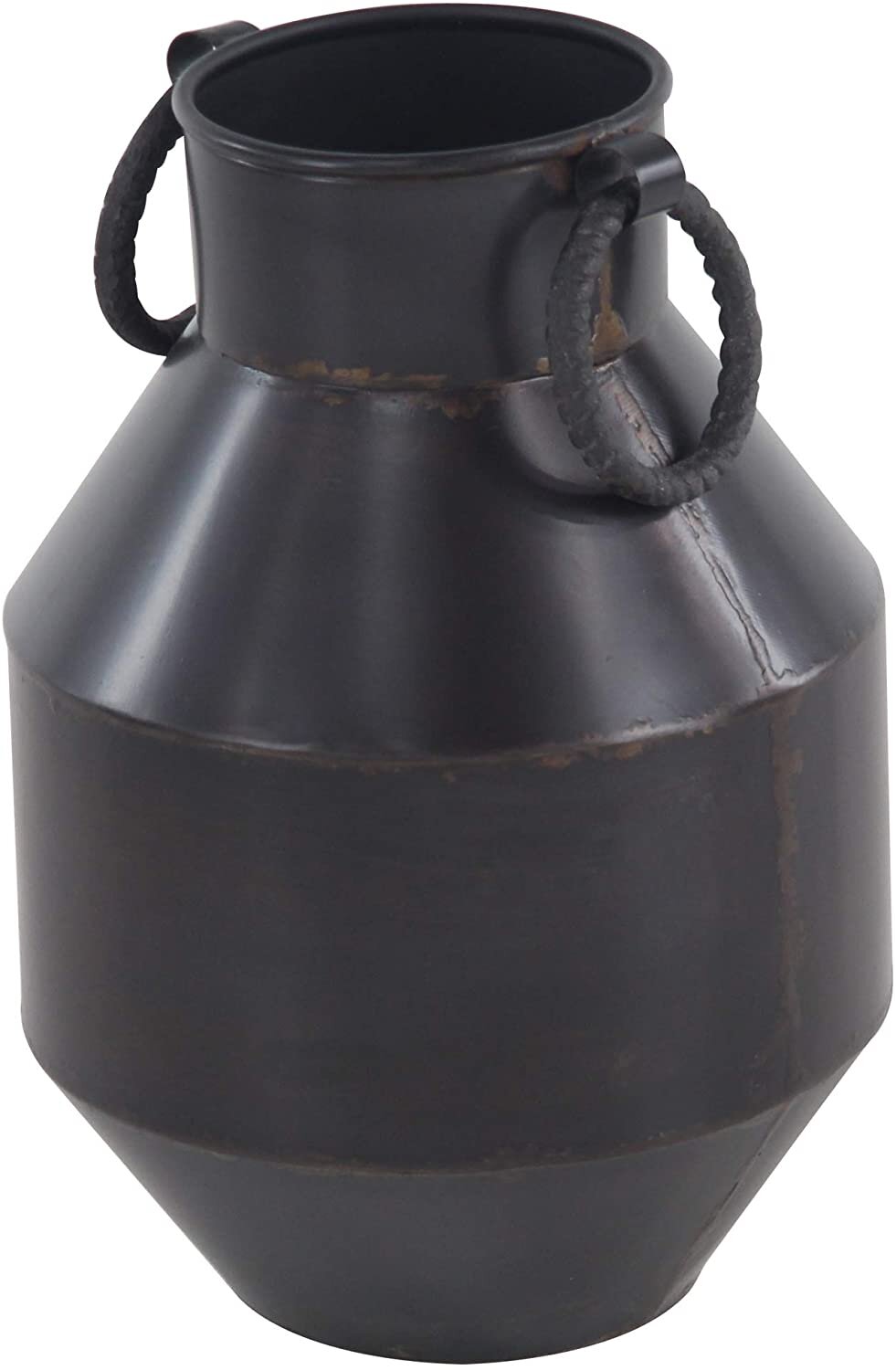 Dark Brown Metal Vase