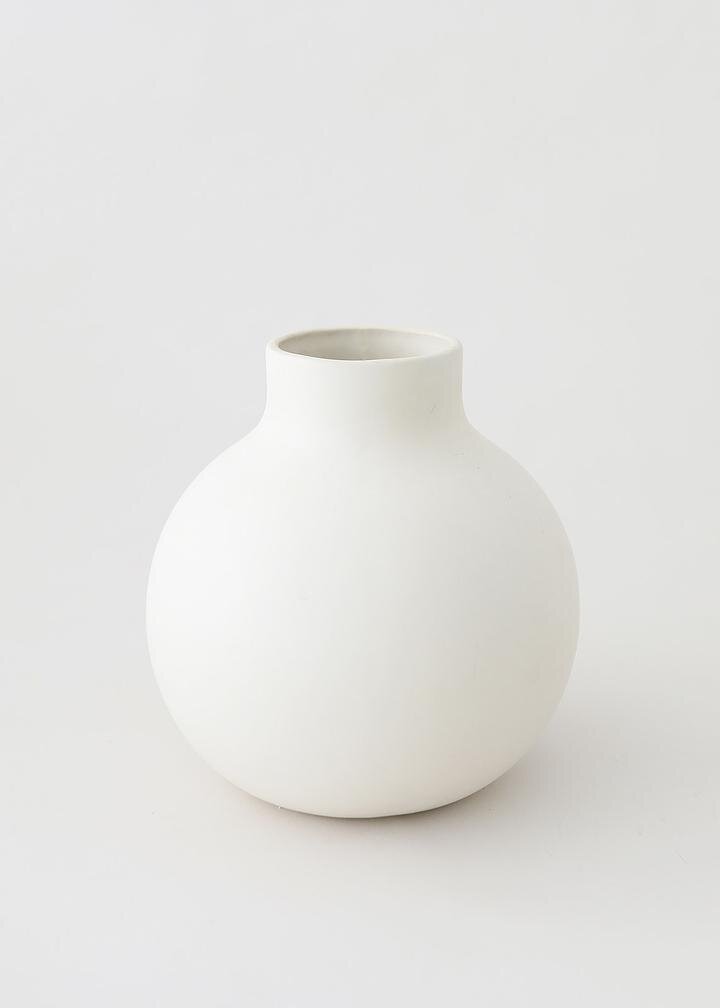 Round Ceramic Vase