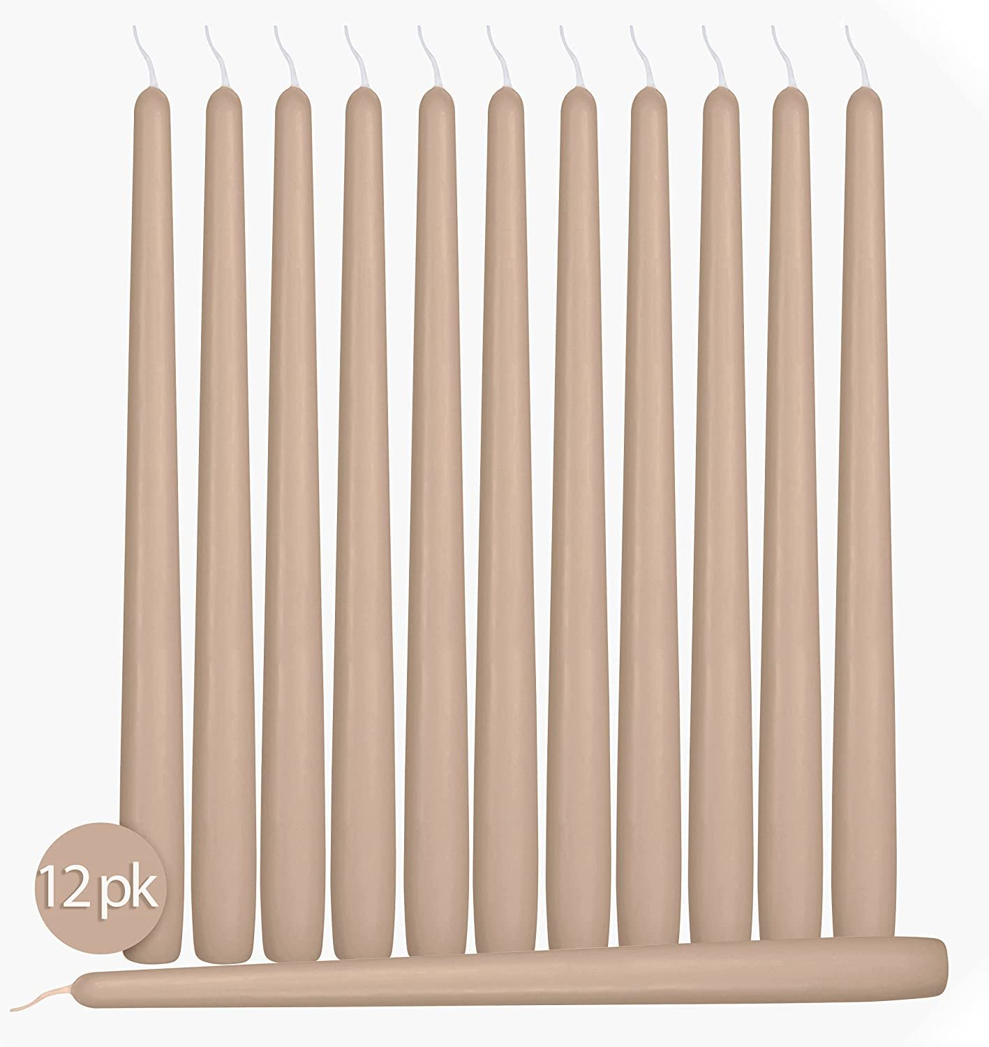 Beige Taper Candles