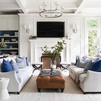 The Best Leather Ottoman Coffee Tables Liven Design The Best Leather Ottoman Coffee Tables, Restoration Hardware Bridge Leather Coffee Table Ottoman