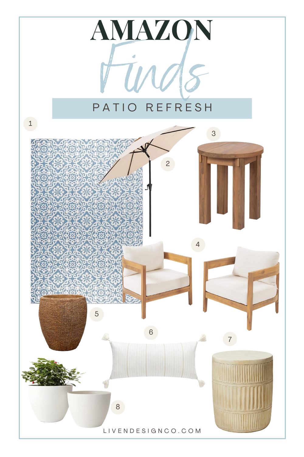 Amazon Finds for March | Patio Refresh