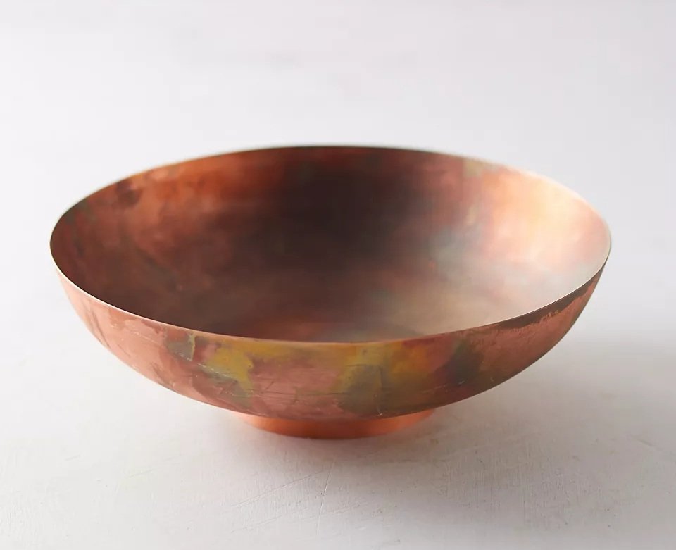 Antiqued Copper Bowl