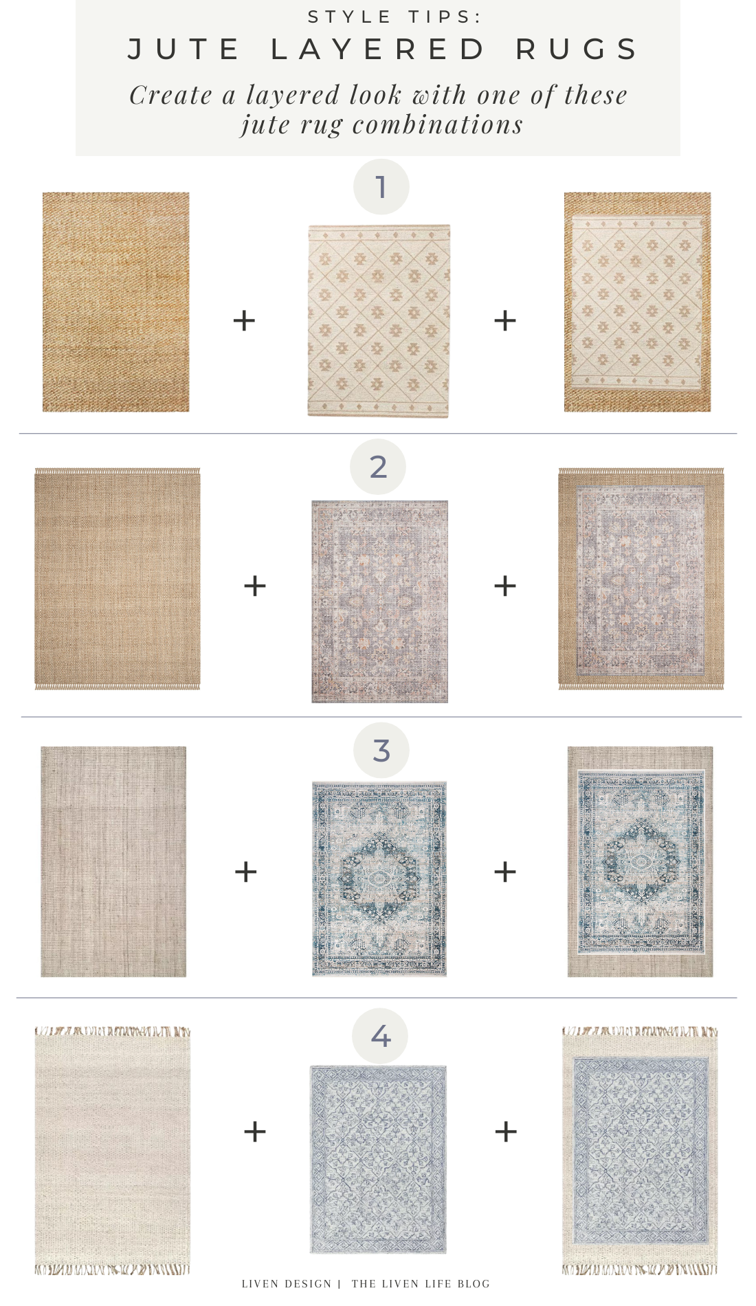 Get The Layered Jute Rug Look