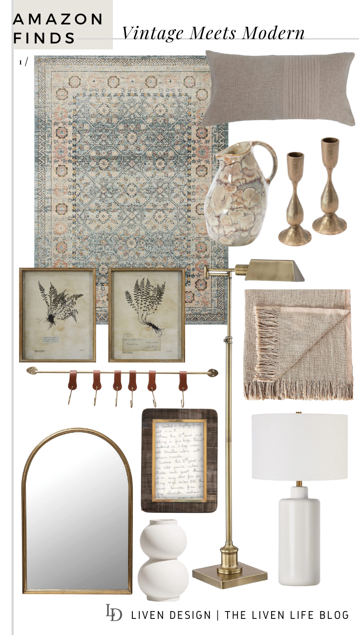 Amazon Finds: Vintage + Modern Decor 