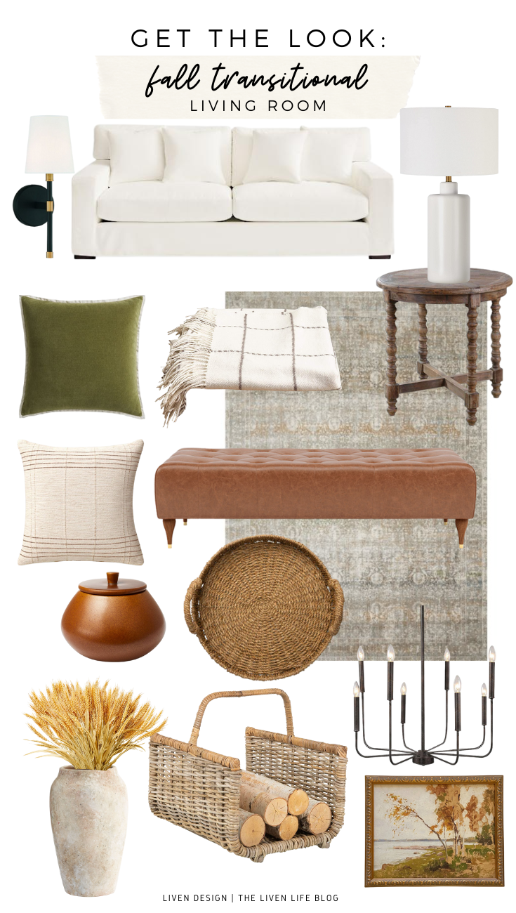 Get The Look: Fall Transition Living Room