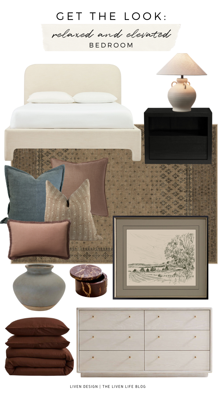 Get The Look: Relaxed &amp; Elevated Bedroom
