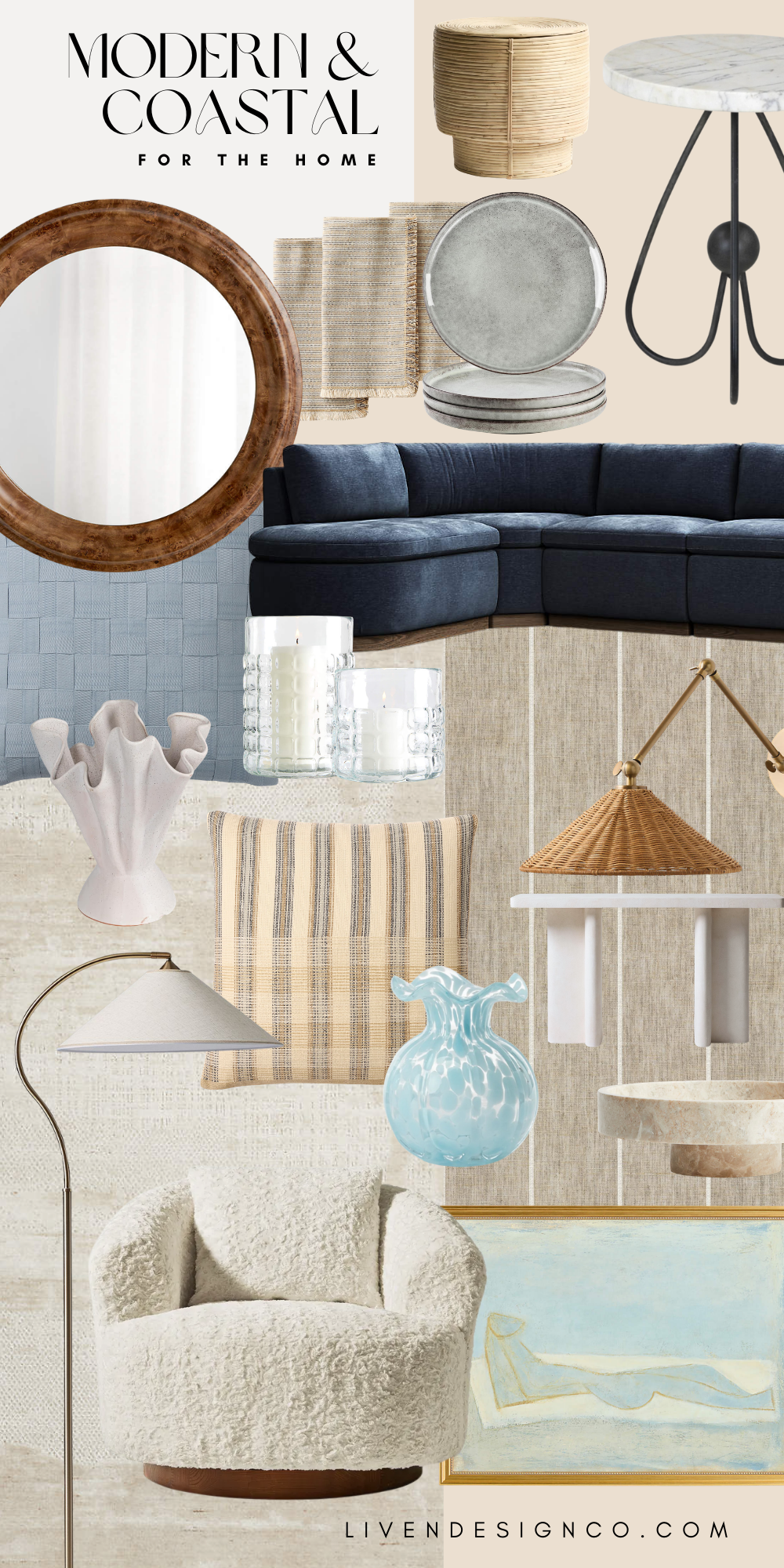For The Home : Modern  &amp; Coastal