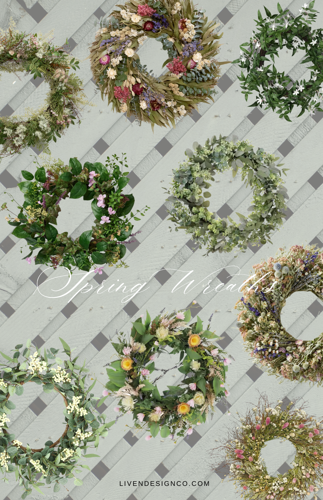 Best of Spring Wreaths for a Stylish Front Door