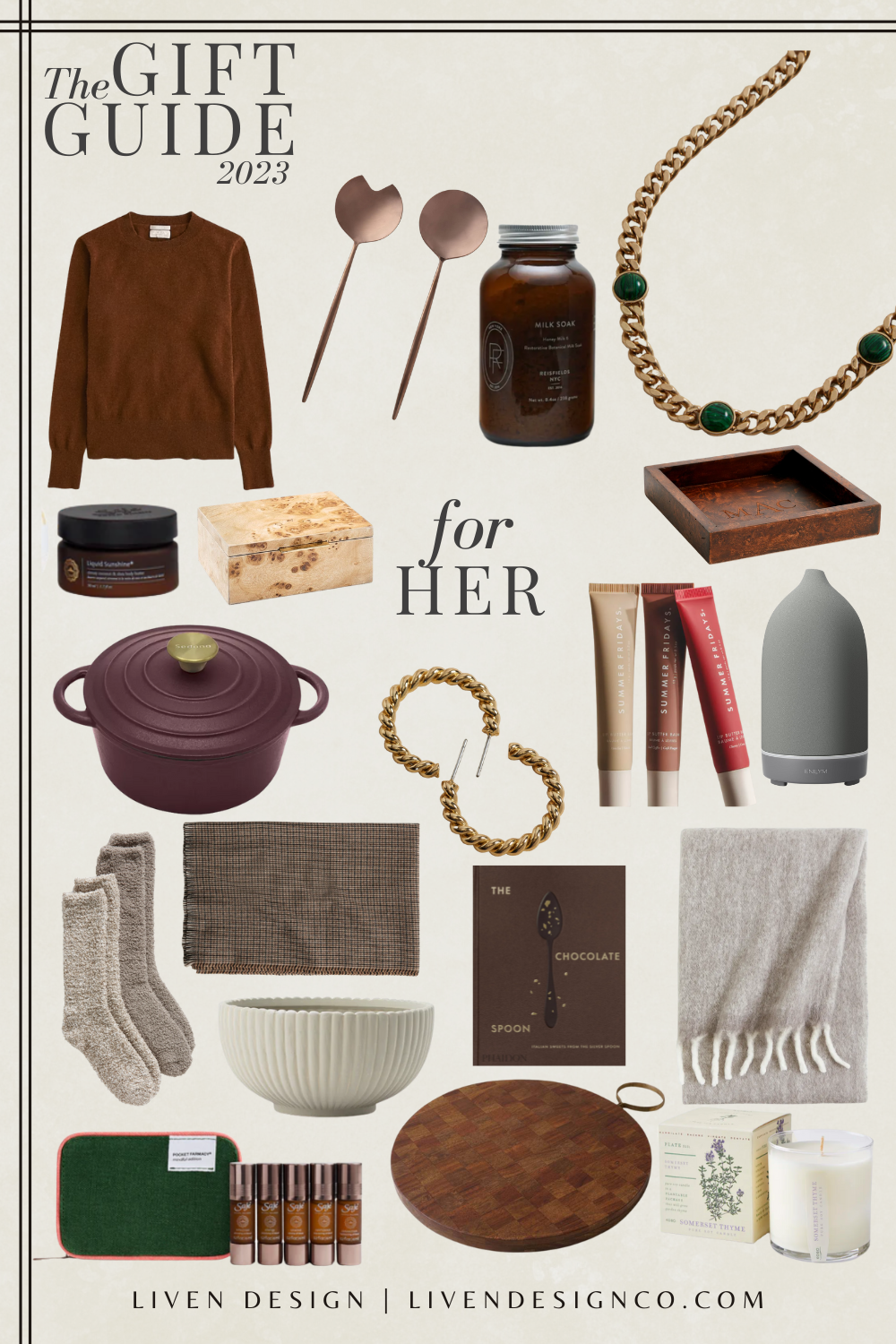 The Gift Guide 2023  Gifts for Her — LIVEN DESIGN