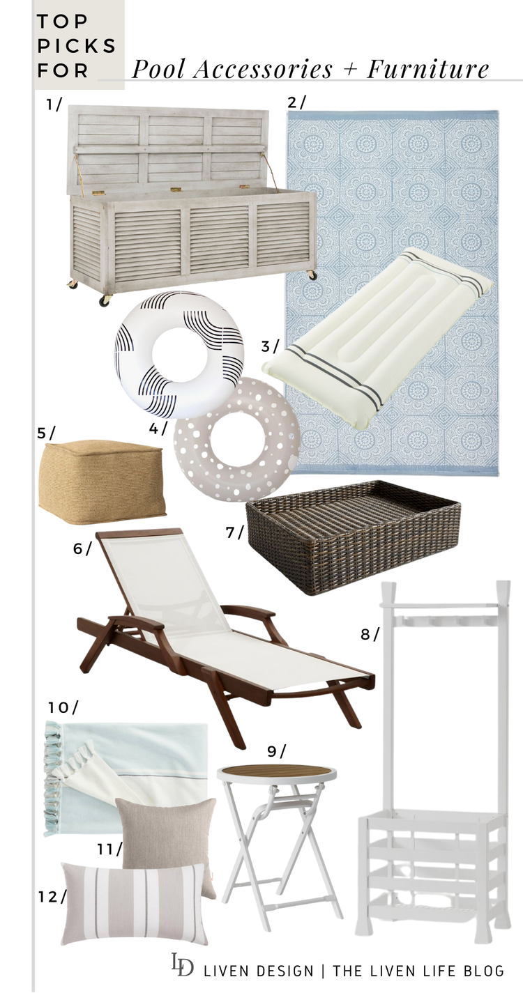 Best of Stylish Pool Accessories — LIVEN DESIGN