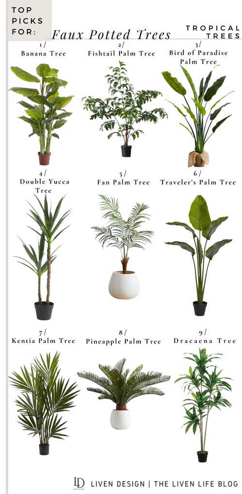 Best Faux Potted Trees for the Home — LIVEN DESIGN