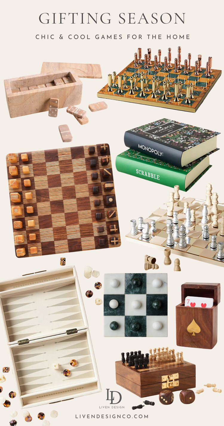 Gifting Season 2024 | Cool and Chic Games for the Home — LIVEN DESIGN