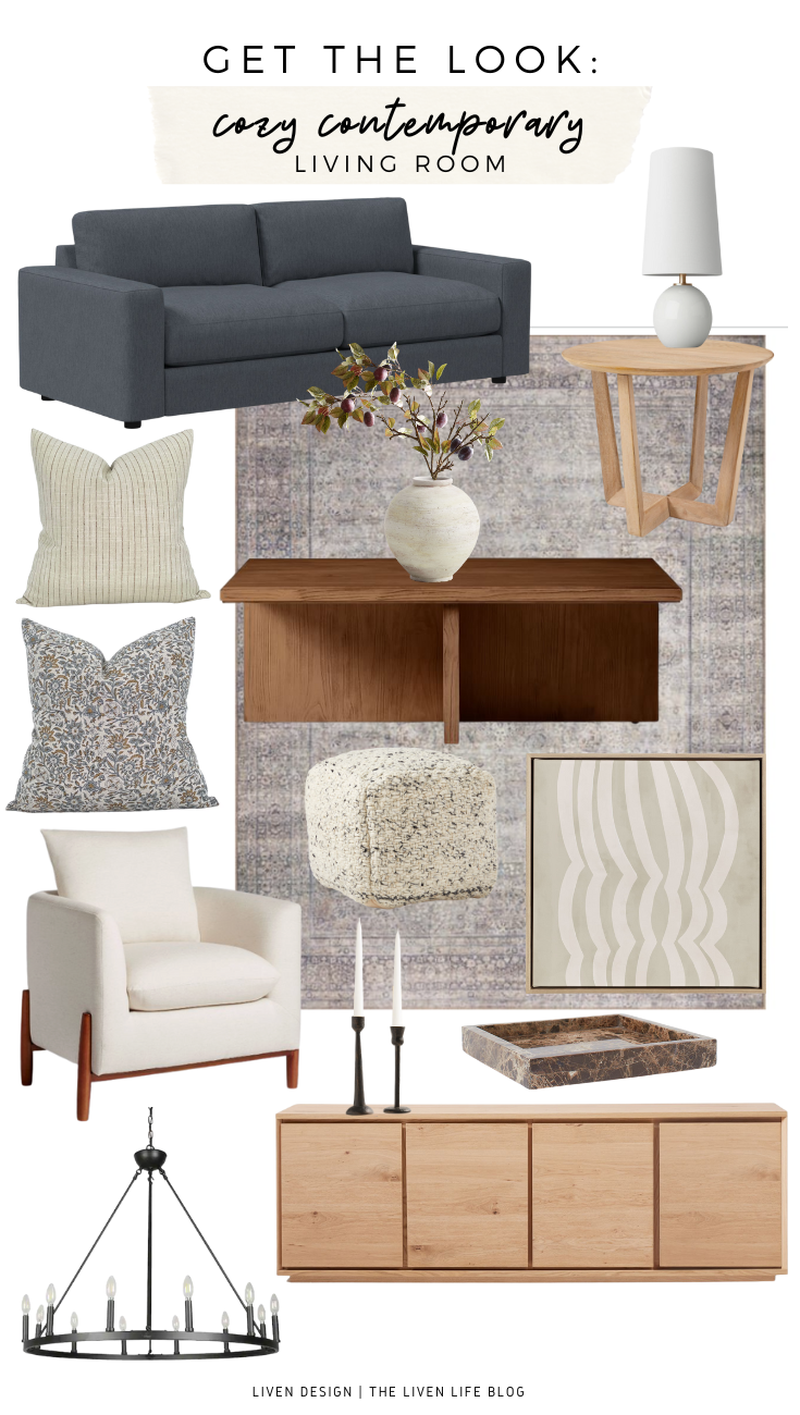 Get The Look Cozy Contemporary — LIVEN DESIGN