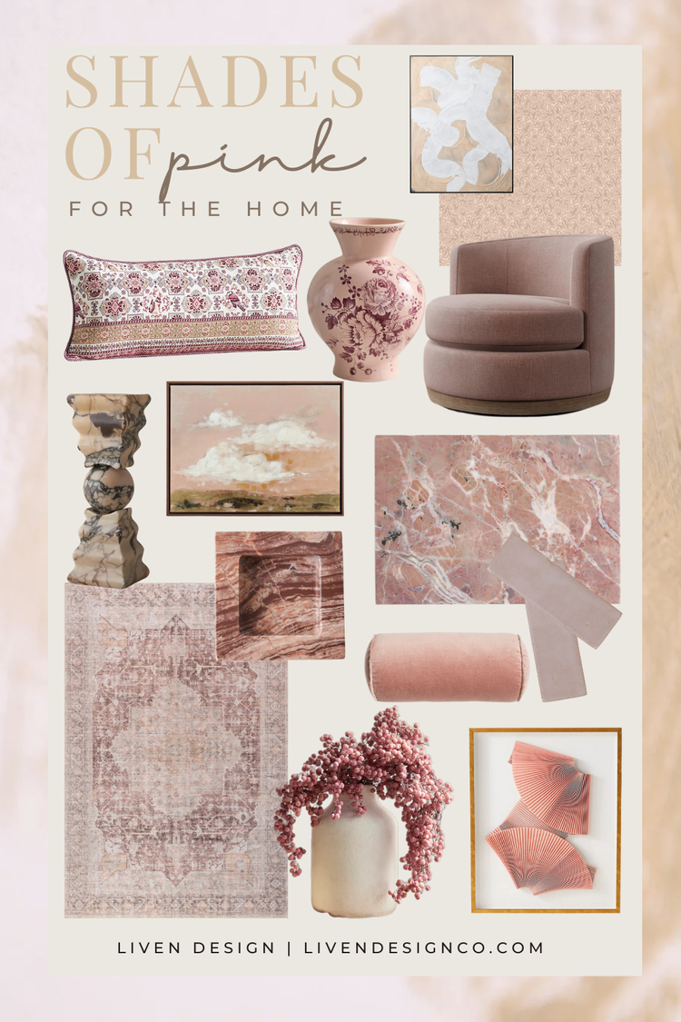 Stylish Pink Decor for the Home — LIVEN DESIGN