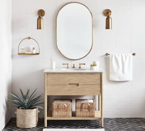 How to Mount a Light On Top of a Mirror Bathroom Vanity