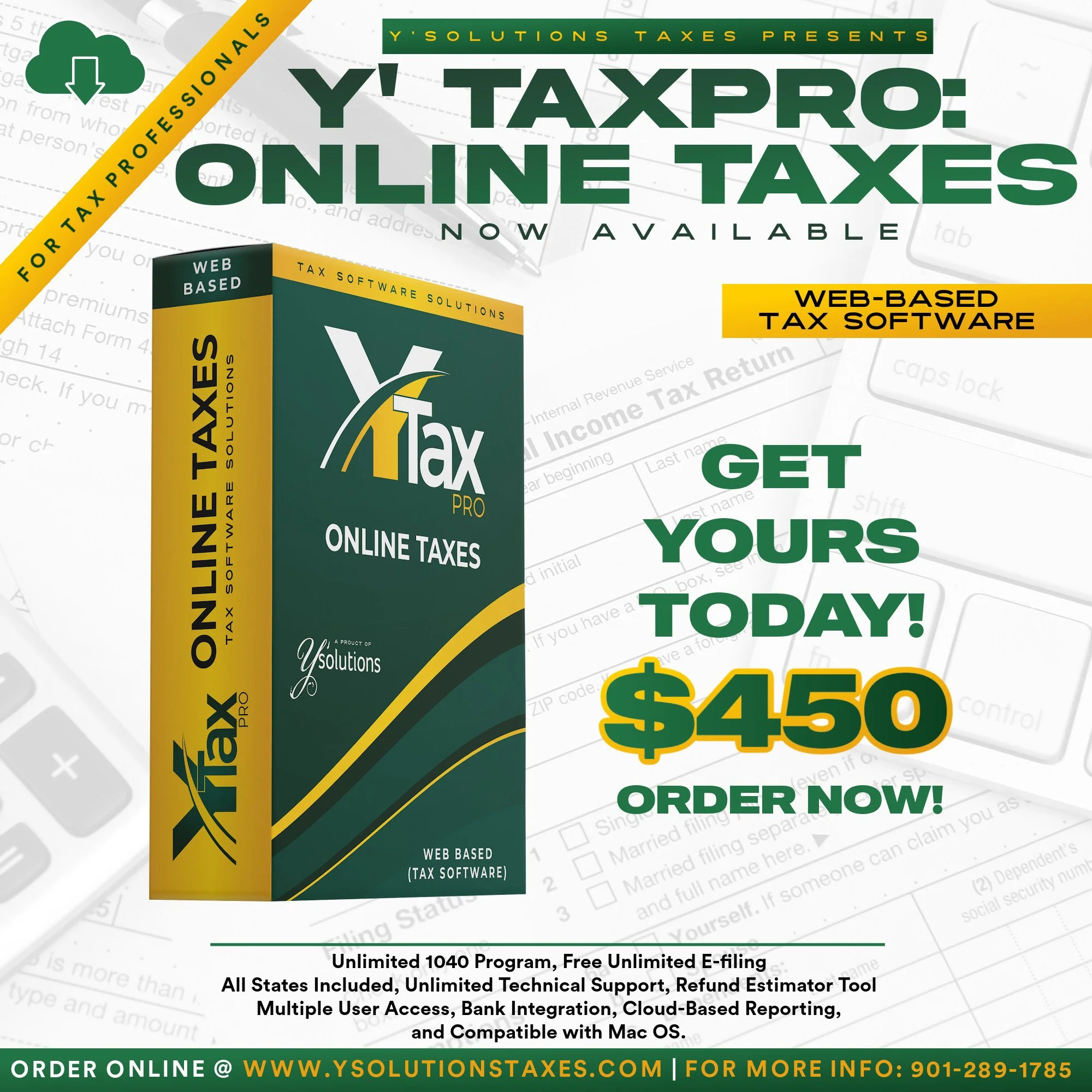 Y' TaxPro - OnLine Taxes