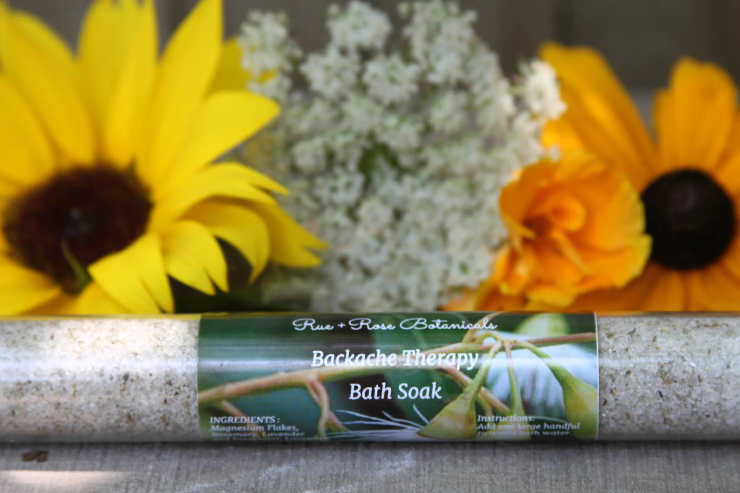 Organic Back Pain Bath Salts 