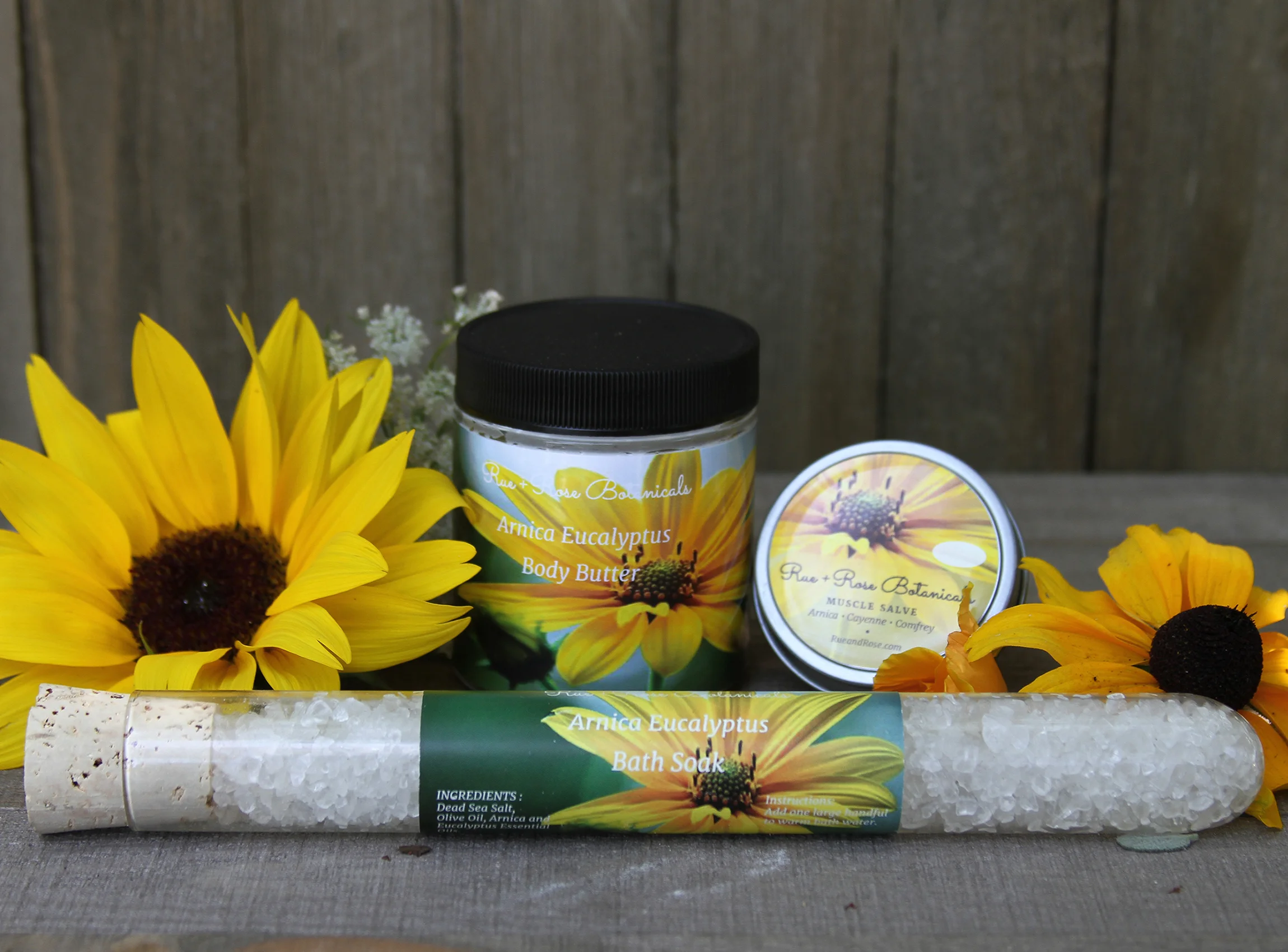 Organic Arnica and Eucalyptus Gift Set