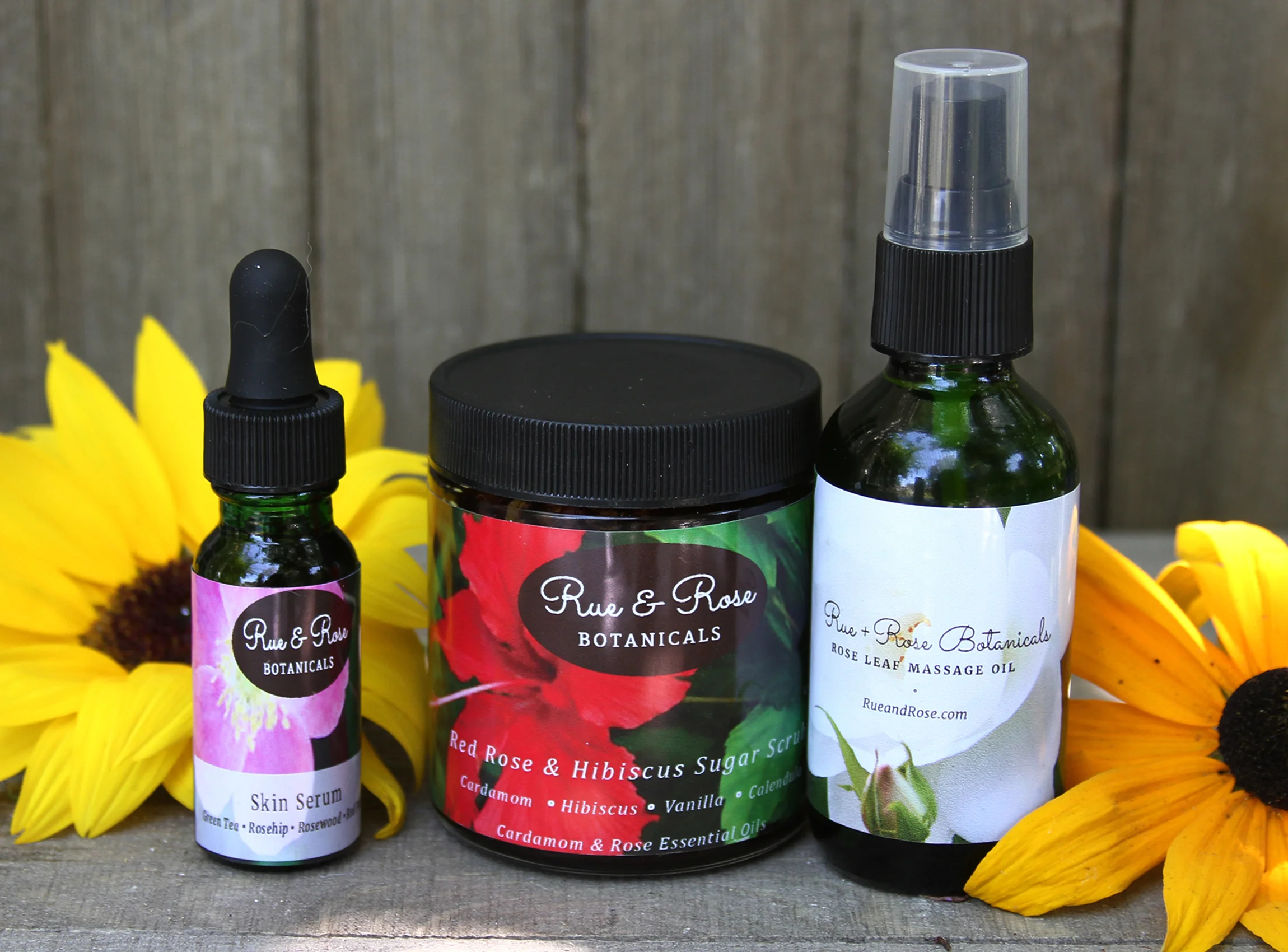 Rose and Hibiscus Skin Care Gift Set