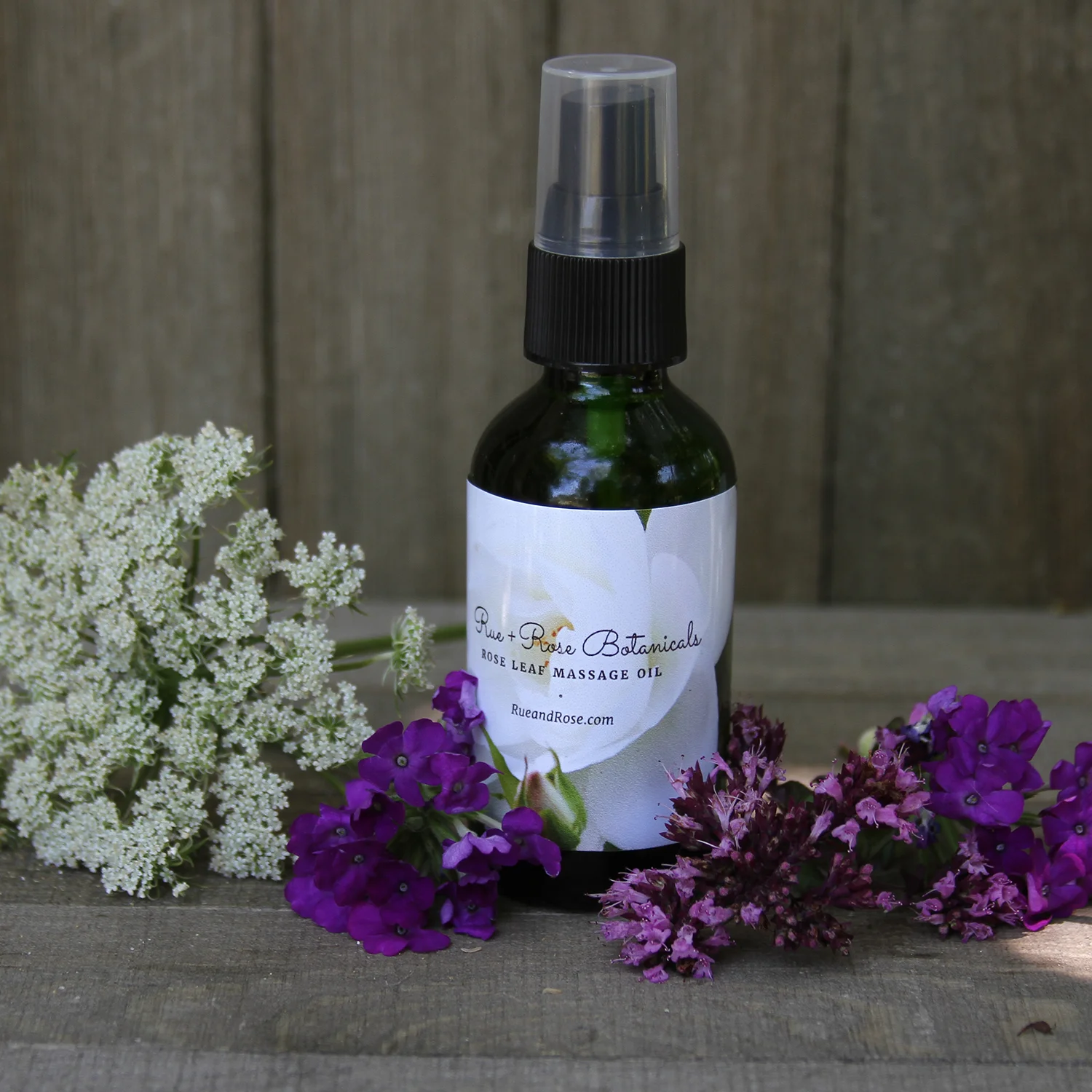 Organic Rose Leaf Massage Oil
