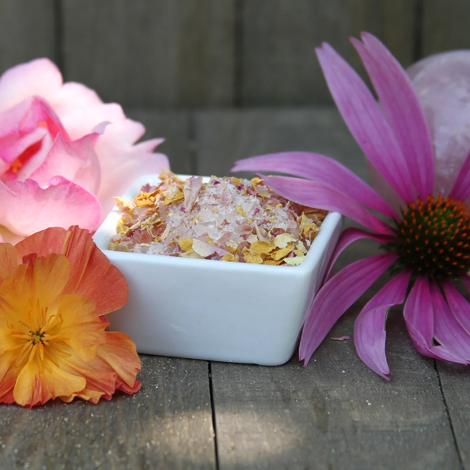 Organic Rose Petal Bath Salts