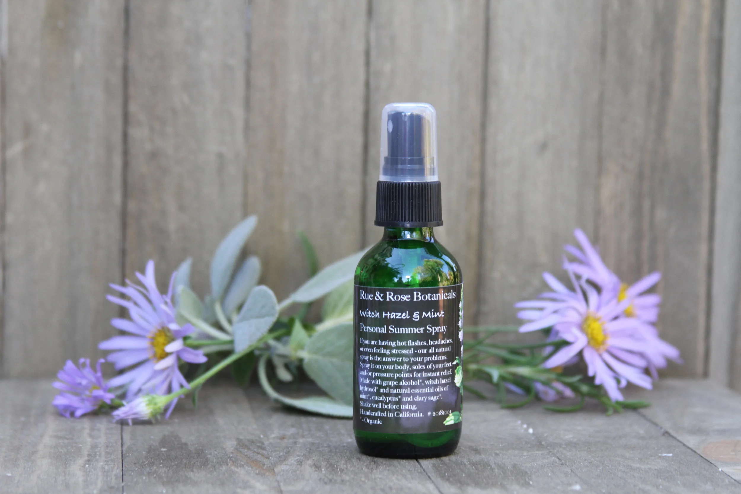 Hot Flashes Can Benefit From Cooling Sprays Made From Herbs.