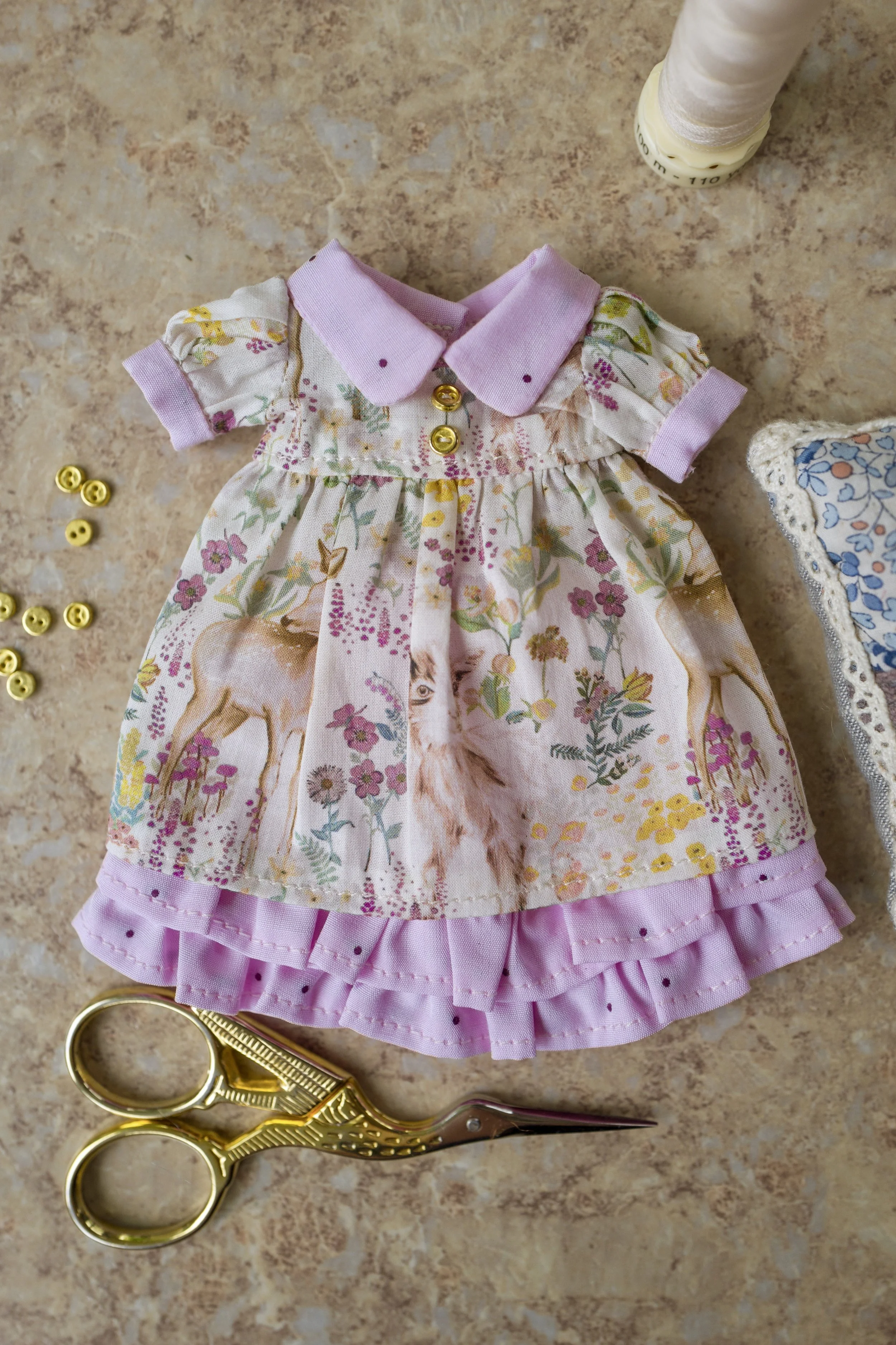 Two Piece Dress Set- Goat