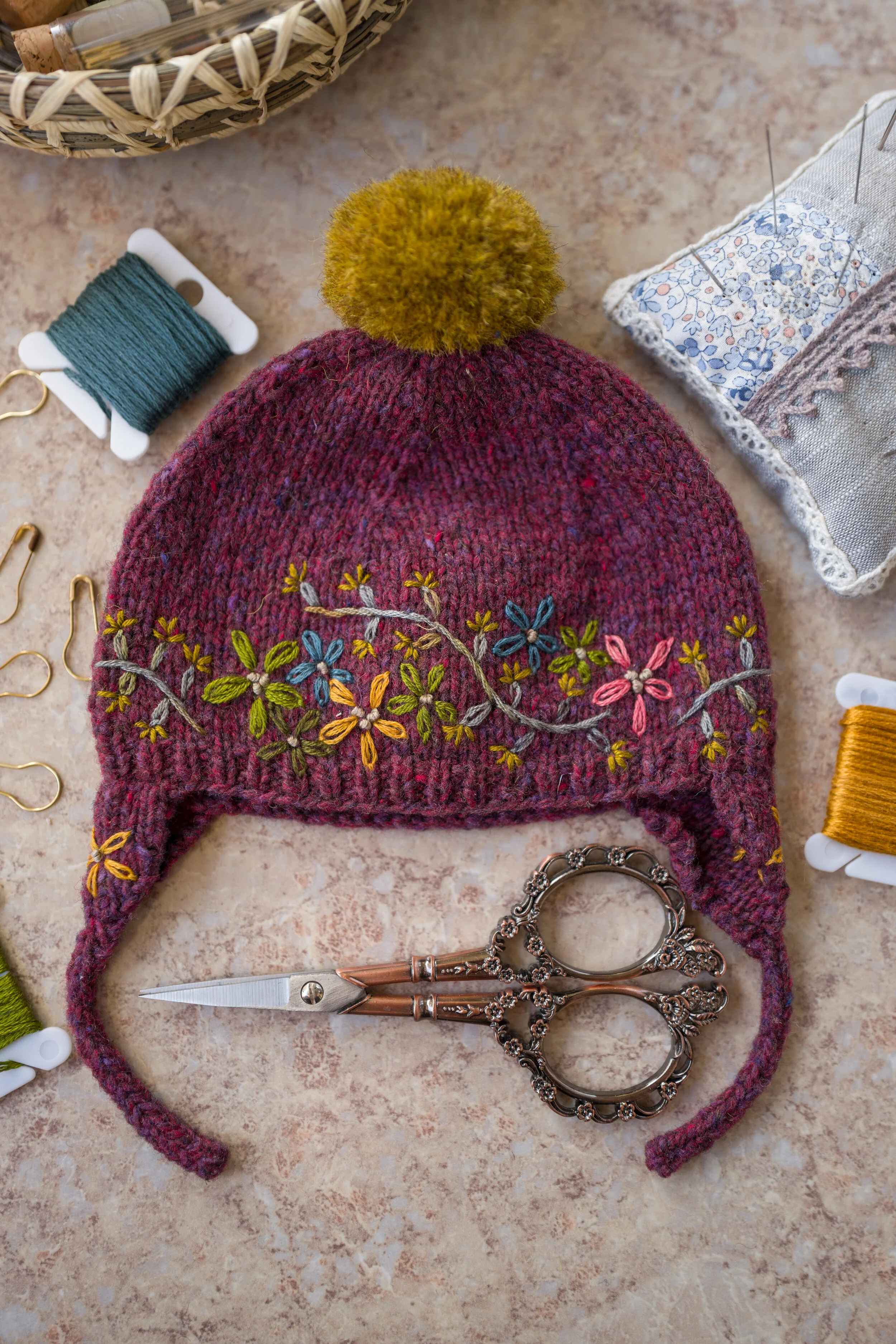 Blythe Hat- Raspberry Purple 