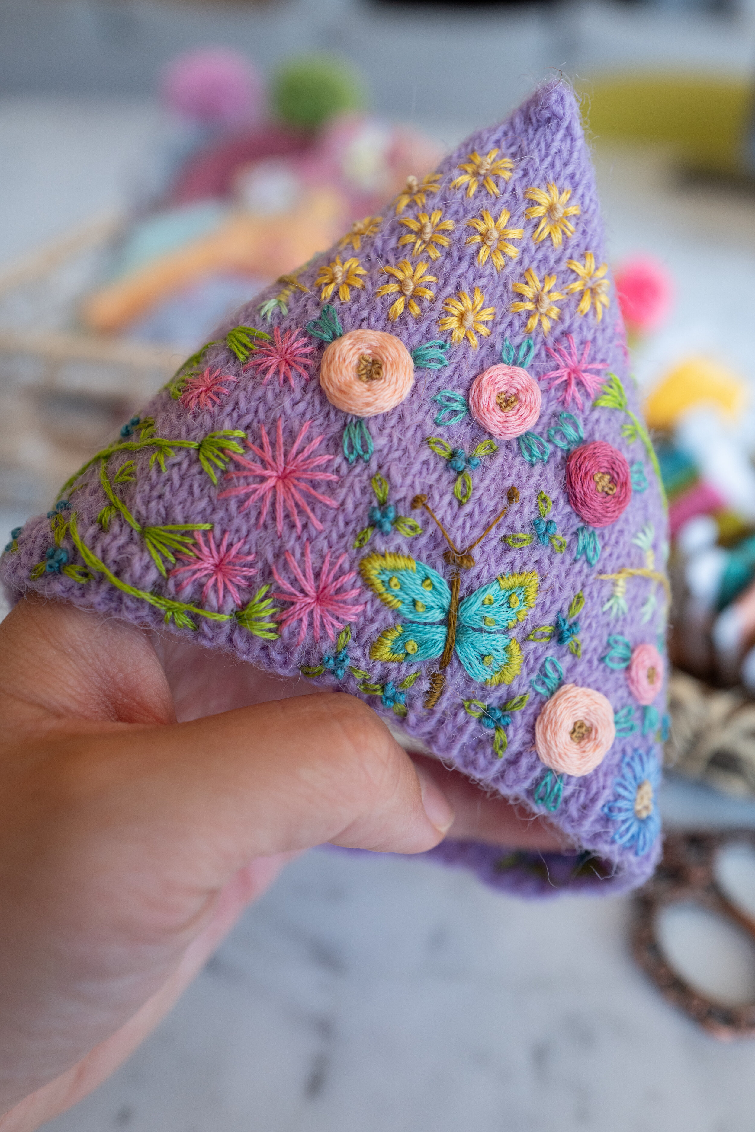 Blythe Pixie Hat- Lilac