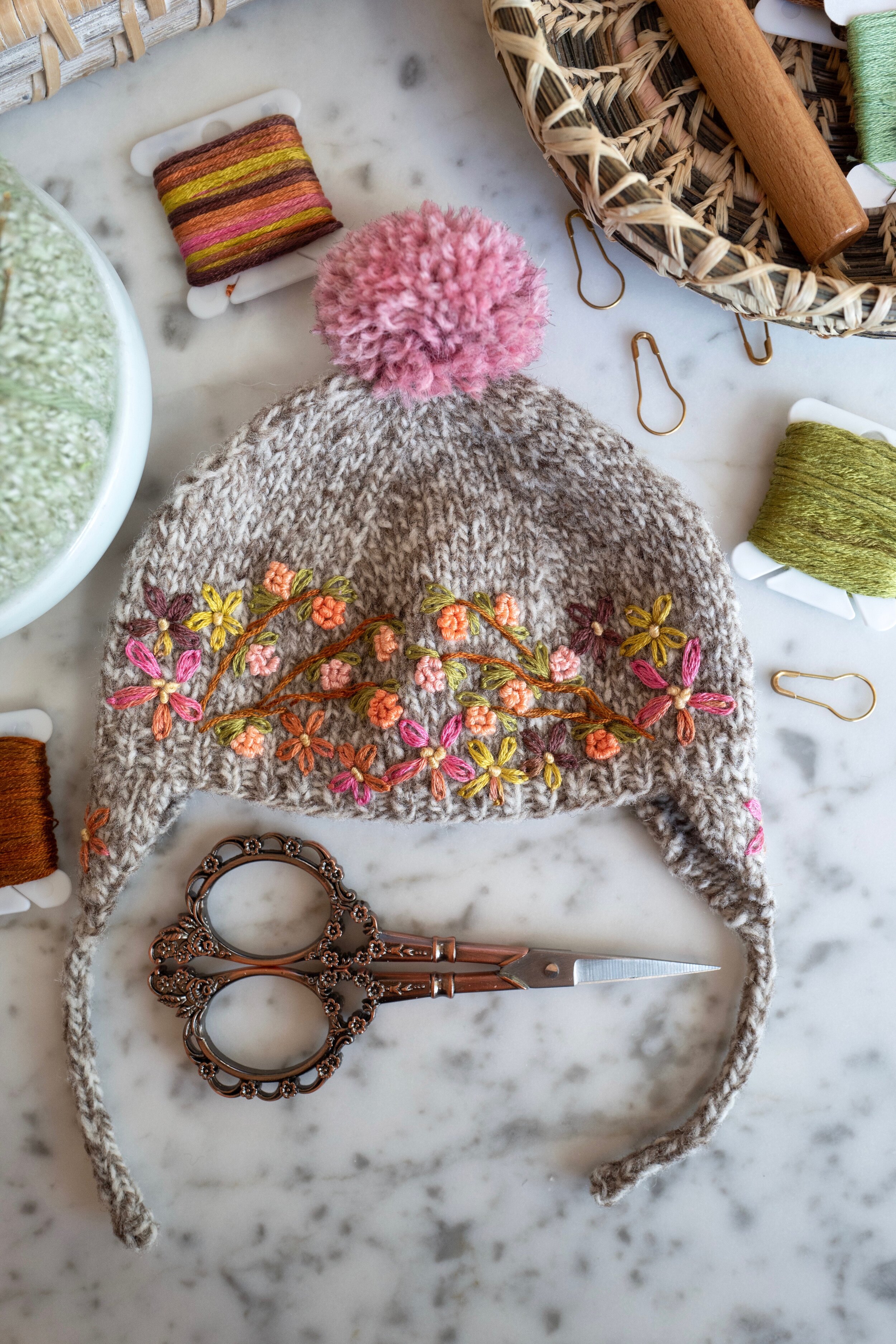 Blythe Hat- Heathered Beige 