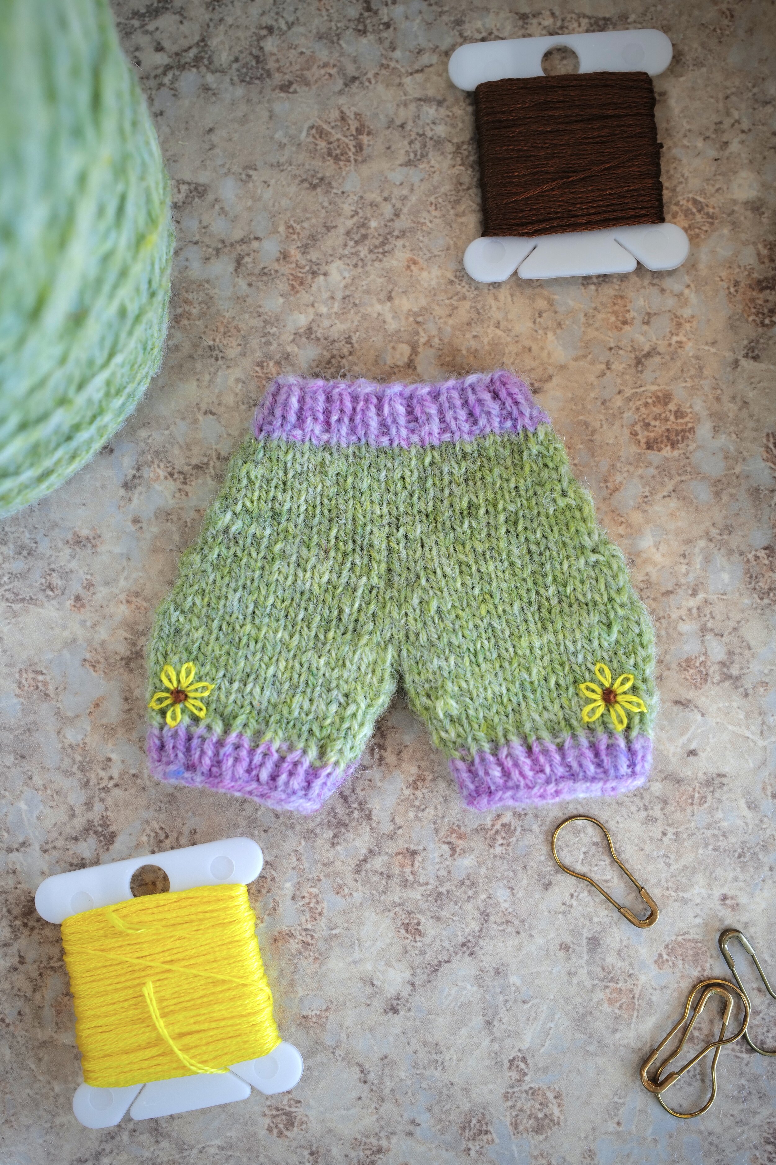 2 ITEMS MAXIMUM PER CUSTOMER- Blythe Knitted Shorts- Green