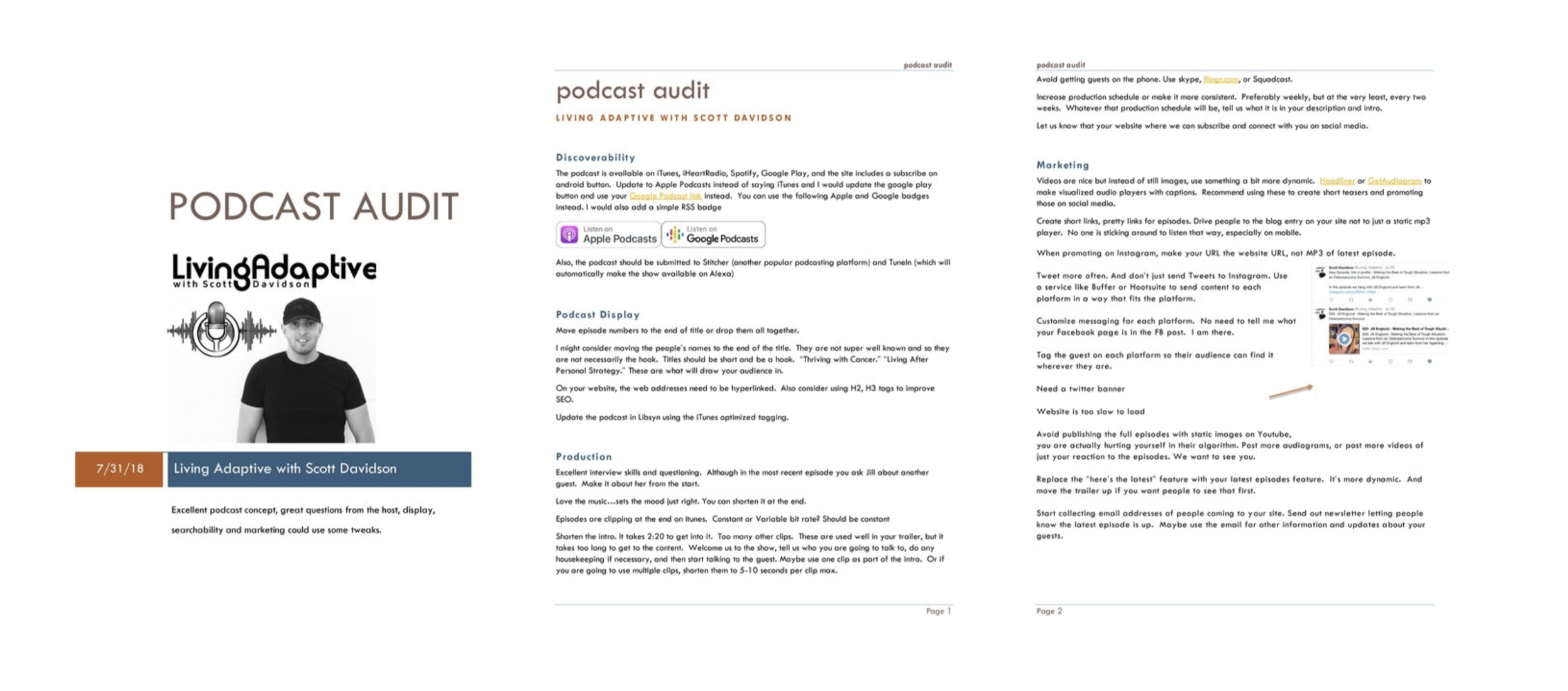 the podcast consultant