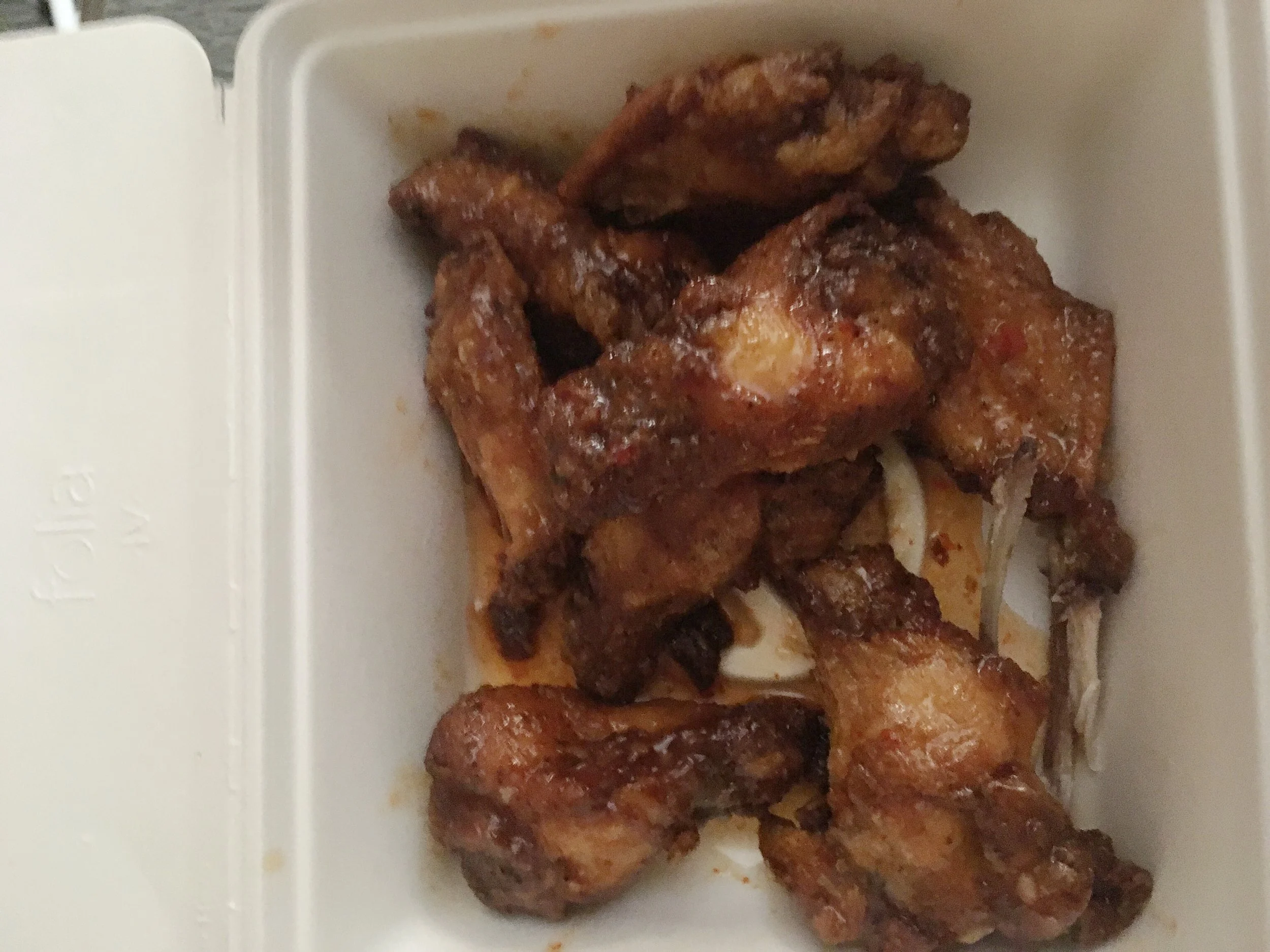 Sweet Chili wings from Embassy Suites. #Trash.