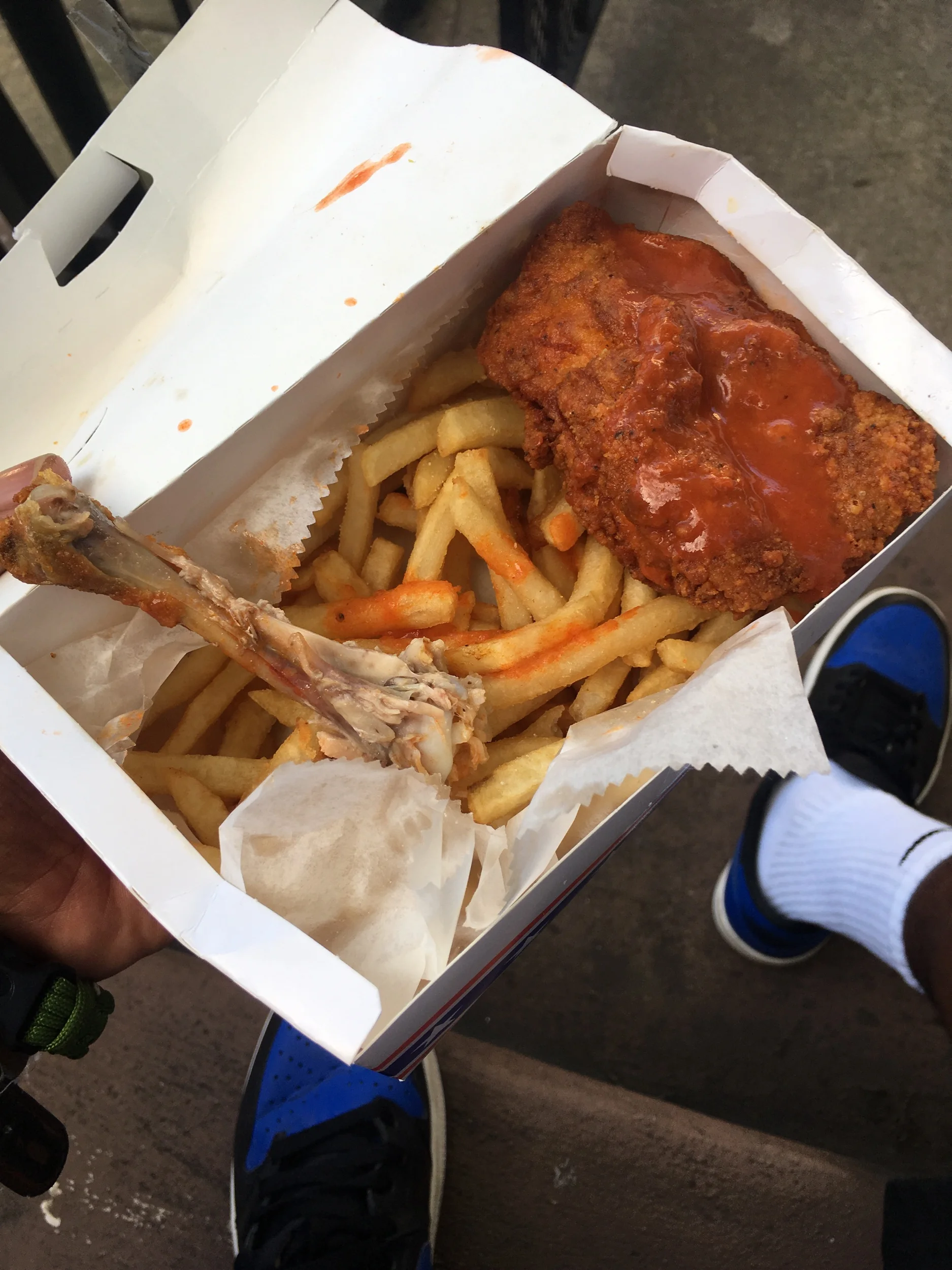 Crown Chicken…Brooklyn NYC. I was hungry as hell. So it gets an 8.5 just cause.