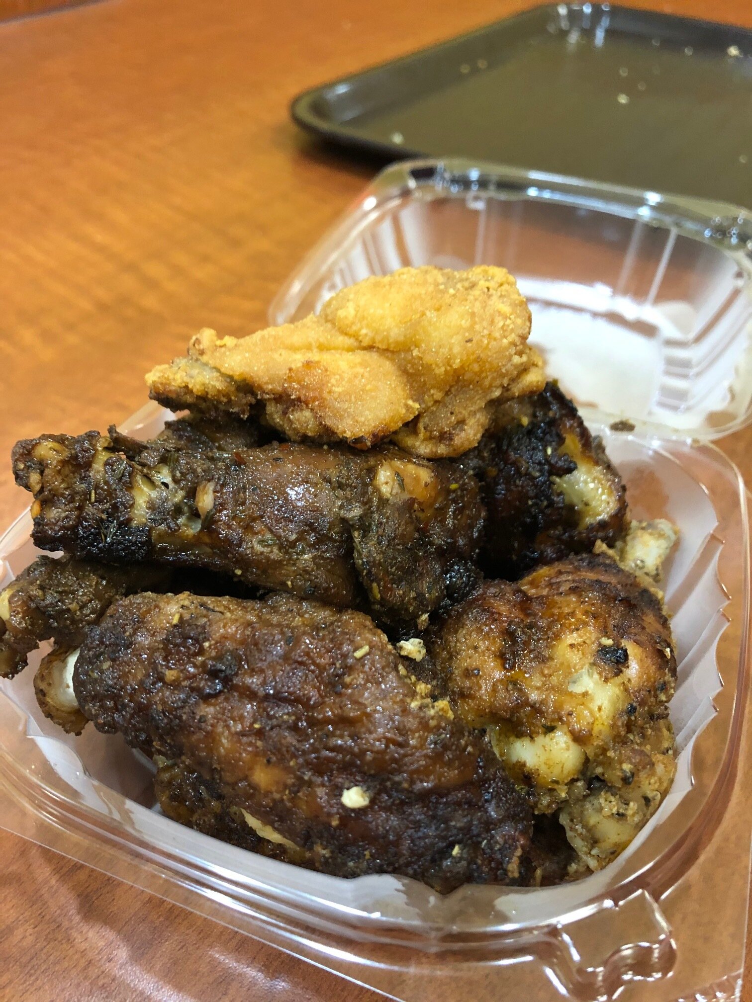 Chicken Wing Wednesdays at Howard University Hospital!! Not the greatest wings by far, however I just love the fact that an HBCU Hospital has a DESIGNATED wing day…