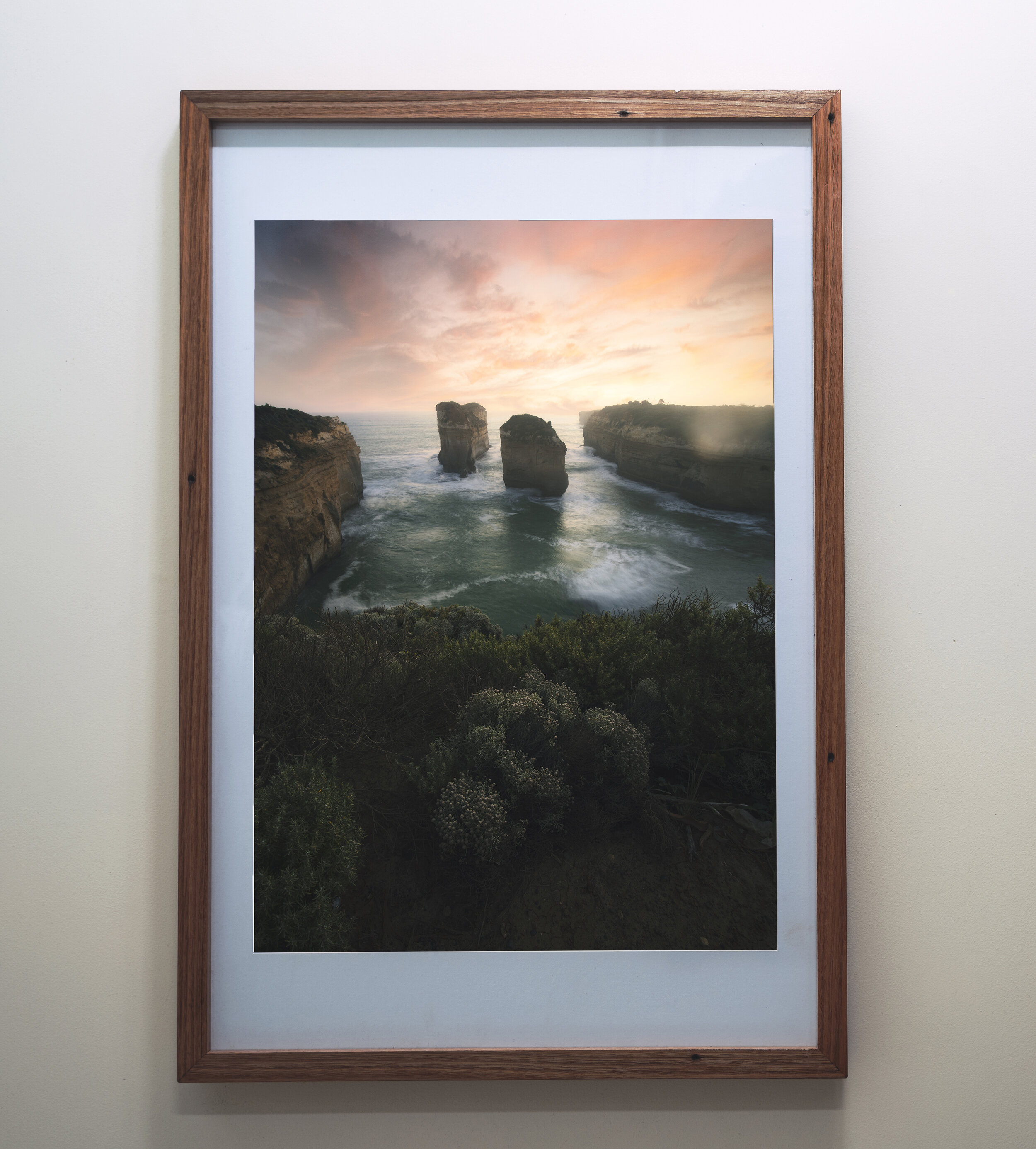 The twin stacks Fine Art Print