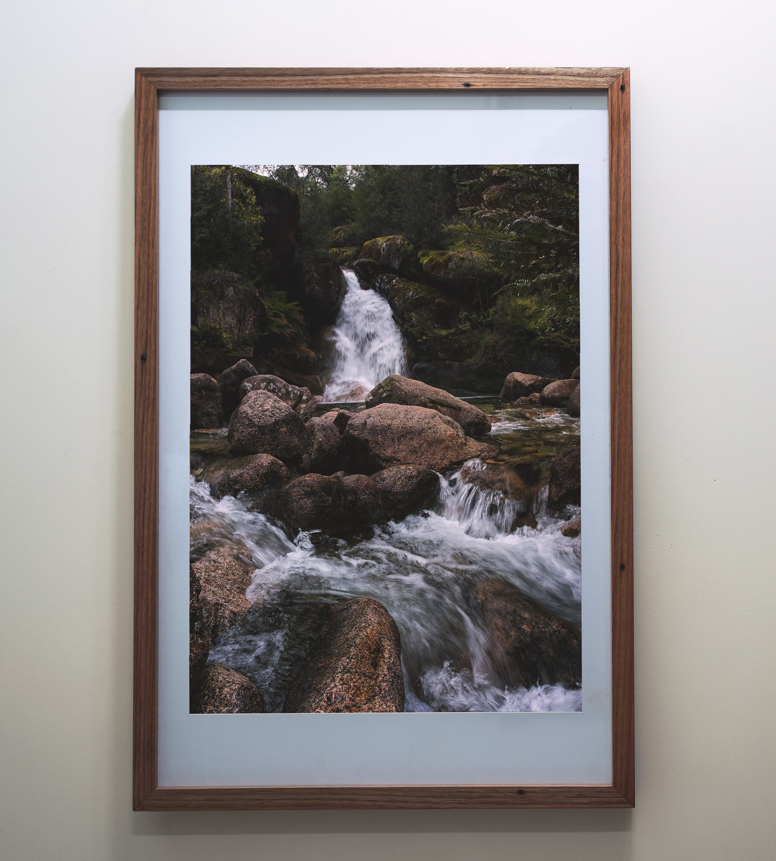 Lady bath falls Fine Art Print