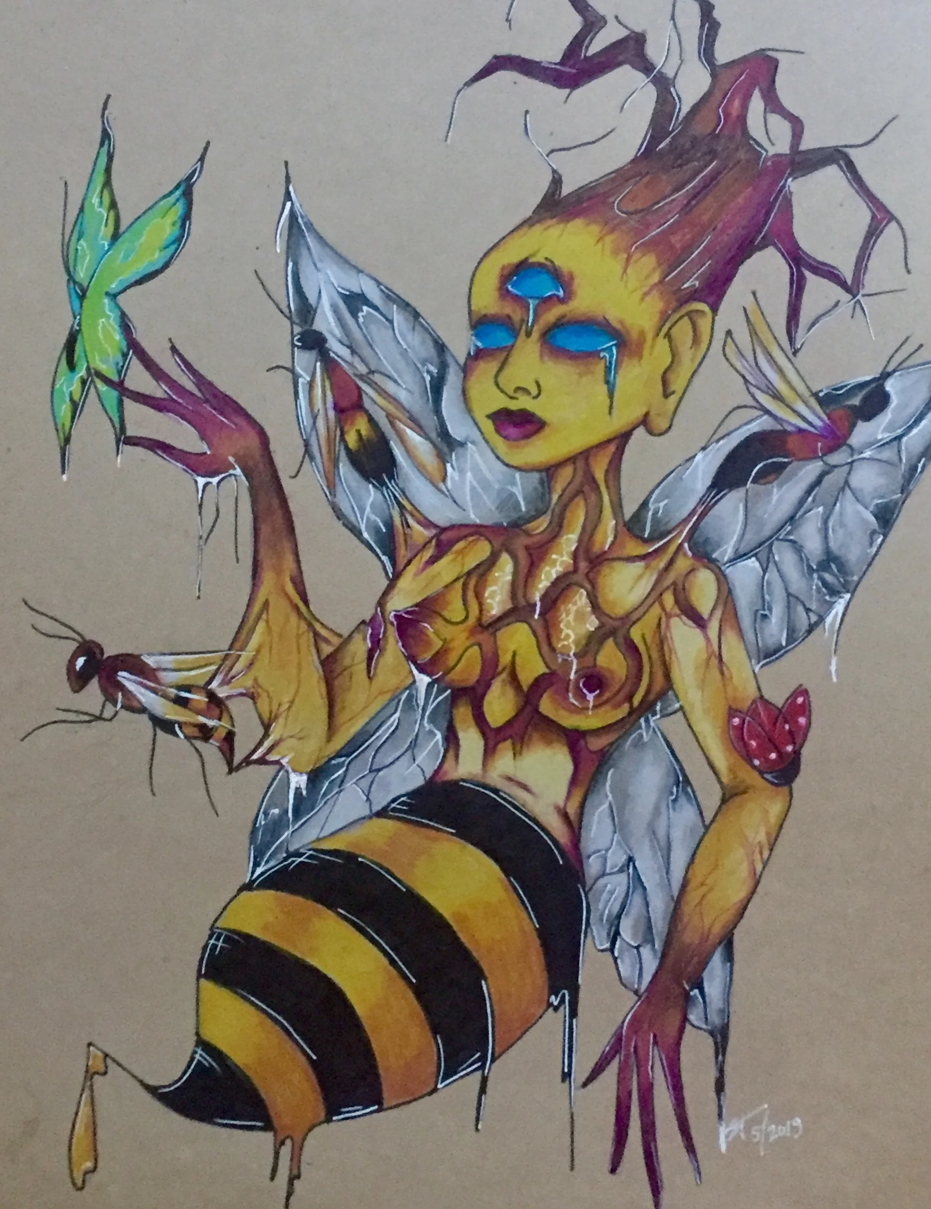 Bhramari, the insect goddess,2019