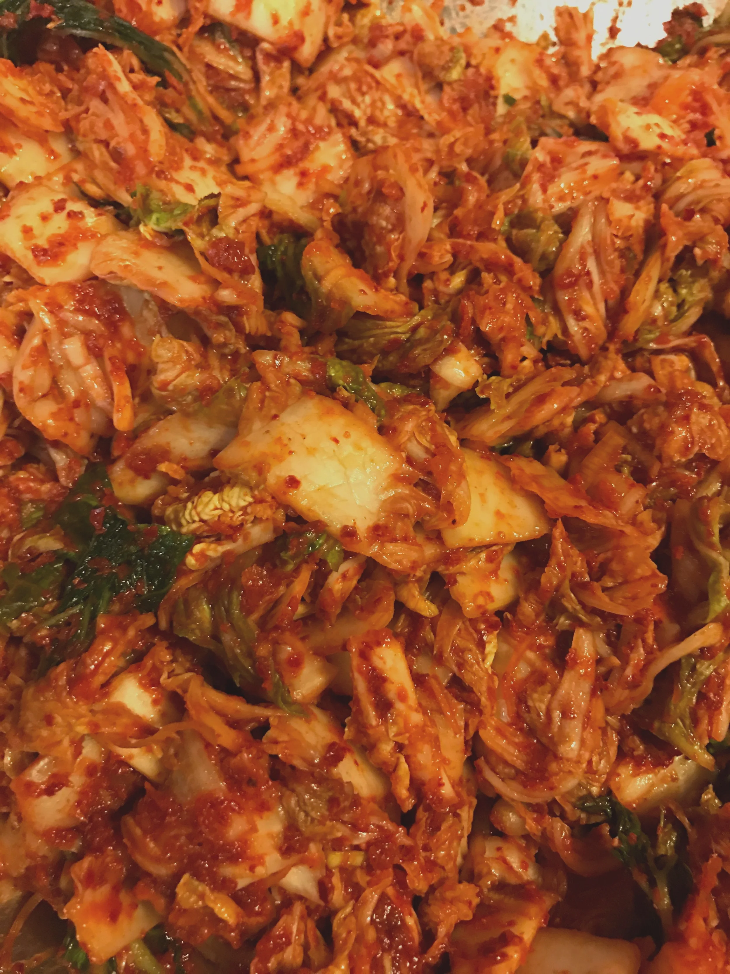 Baechu (Napa Cabbage) Kimchee