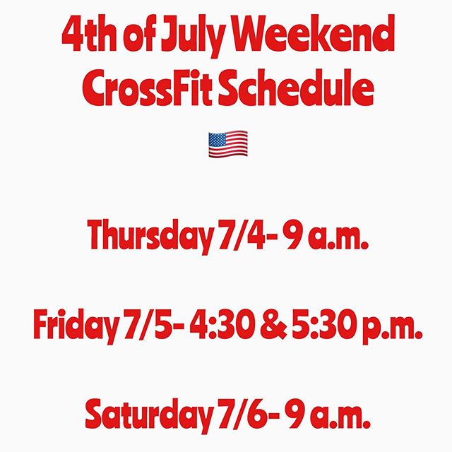 We will be open this holiday weekend!