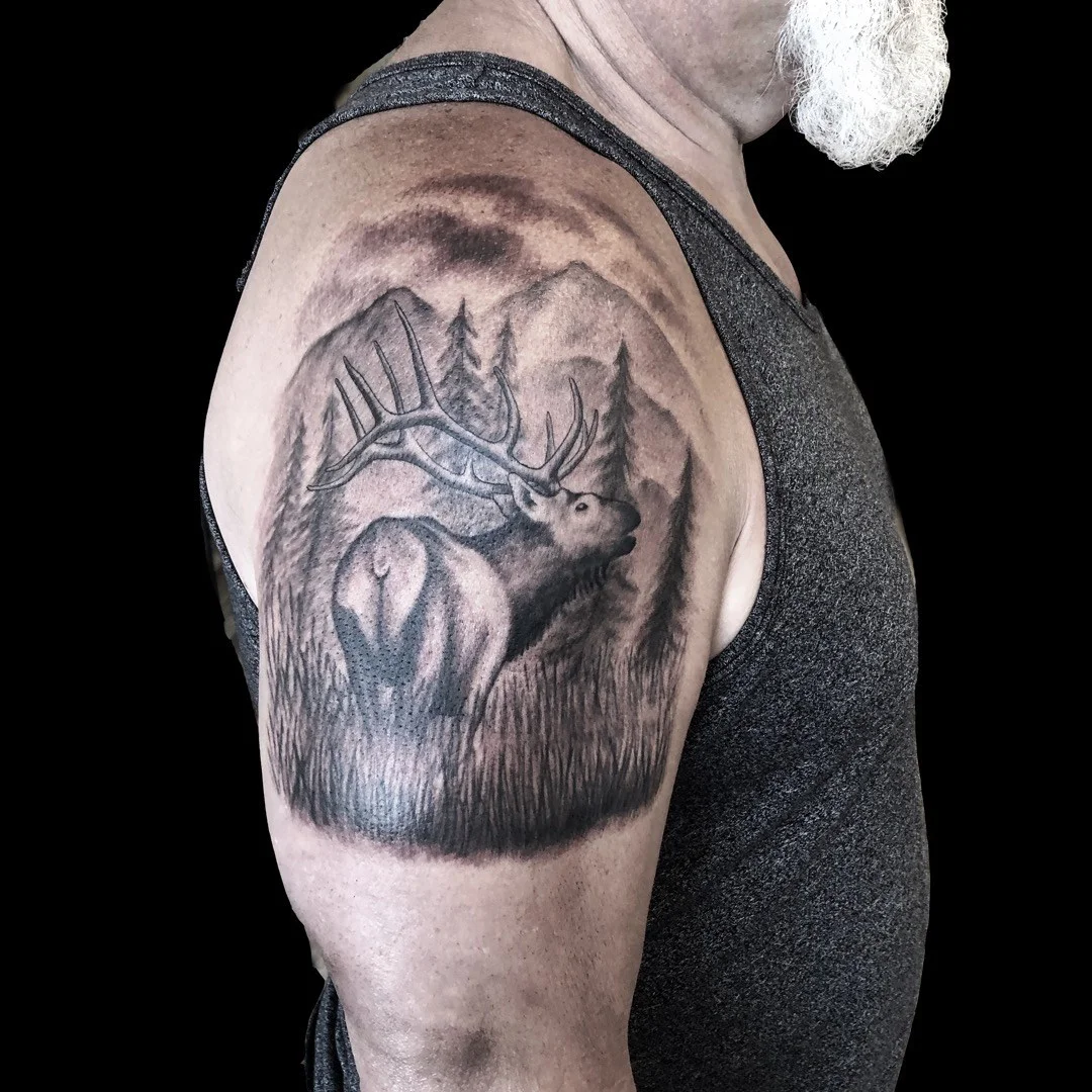 Get Wallpaper Dustin Cameron Dire Wolf Tattoo Company Desktop Wallpaper